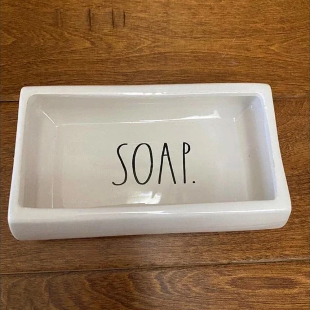 RAE DUN White Soap Dish